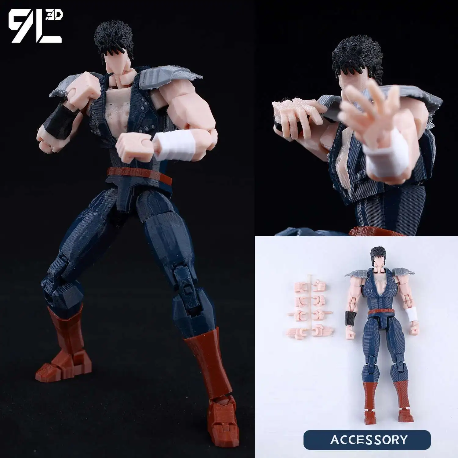 9L3D Printed Jujutsu Kaisen 3D Mini Figures, Satoru Gojo & Geto Suguru Action Model, Anime PVC Collectible Statue, Gift for Fans - Image 22