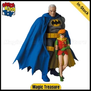 【In Stock】Medicom Toy DC No.139 MAFEX BATMAN BLUE Ver. & ROBIN (The Dark Knight Returns) Action Figure Model Toy