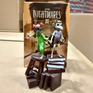 11cm Little Nightmares 3 Low Alone Action Figures Set PVC Collectible Game Character Model Toy With Base Desktop Ornament Gifts