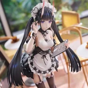 Anime Figure Azur Lane Noshiro Maid Outfit Gk Pvc Statue Collectible Ornament Desktop Decoration For Anime Fans Collection Gift