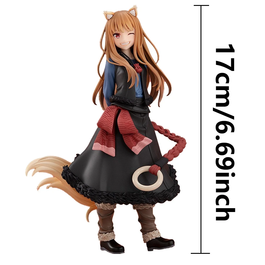 17cm Spice and Wolf: MERCHANT MEETS THE WISE WOLF Anime Figure Wolf Holo Action Figure PVC collection Model Doll Toys