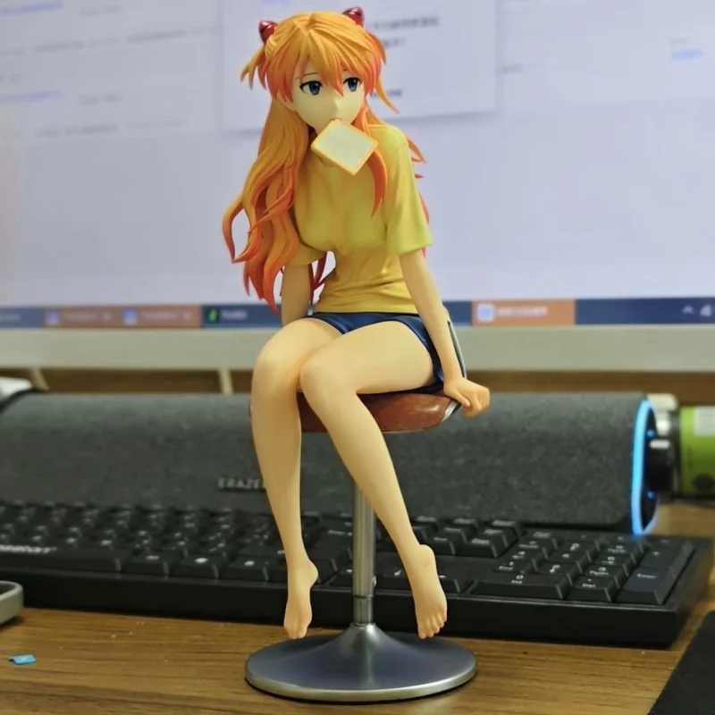 In Stock Animeneon Genesis Evangelion Action Figure Model Asuka Langley Soryu Desktop Decor Dolls Figures Collect Toy Gift - Image 3
