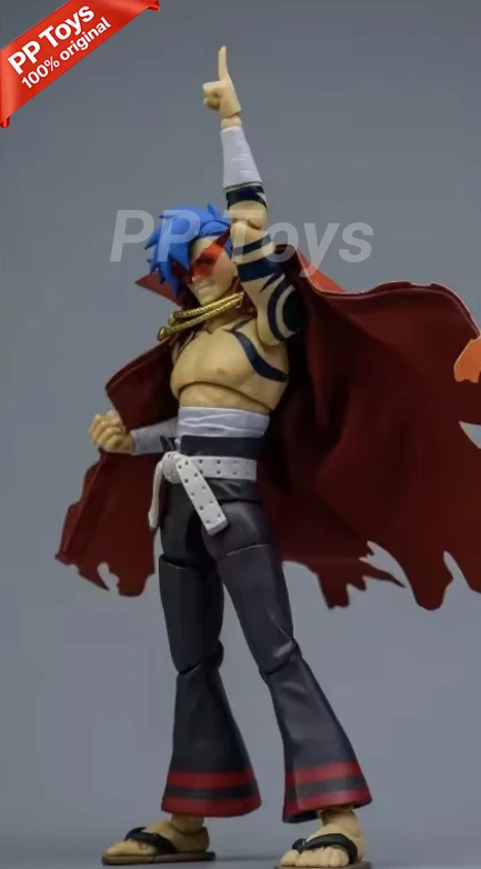 In Stock ANIPLEX Original BUZZmod Kamina Action Figure Anime Tengen Toppa Gurren-Lagann Can Be Assembled Collection Model Toys - Image 4
