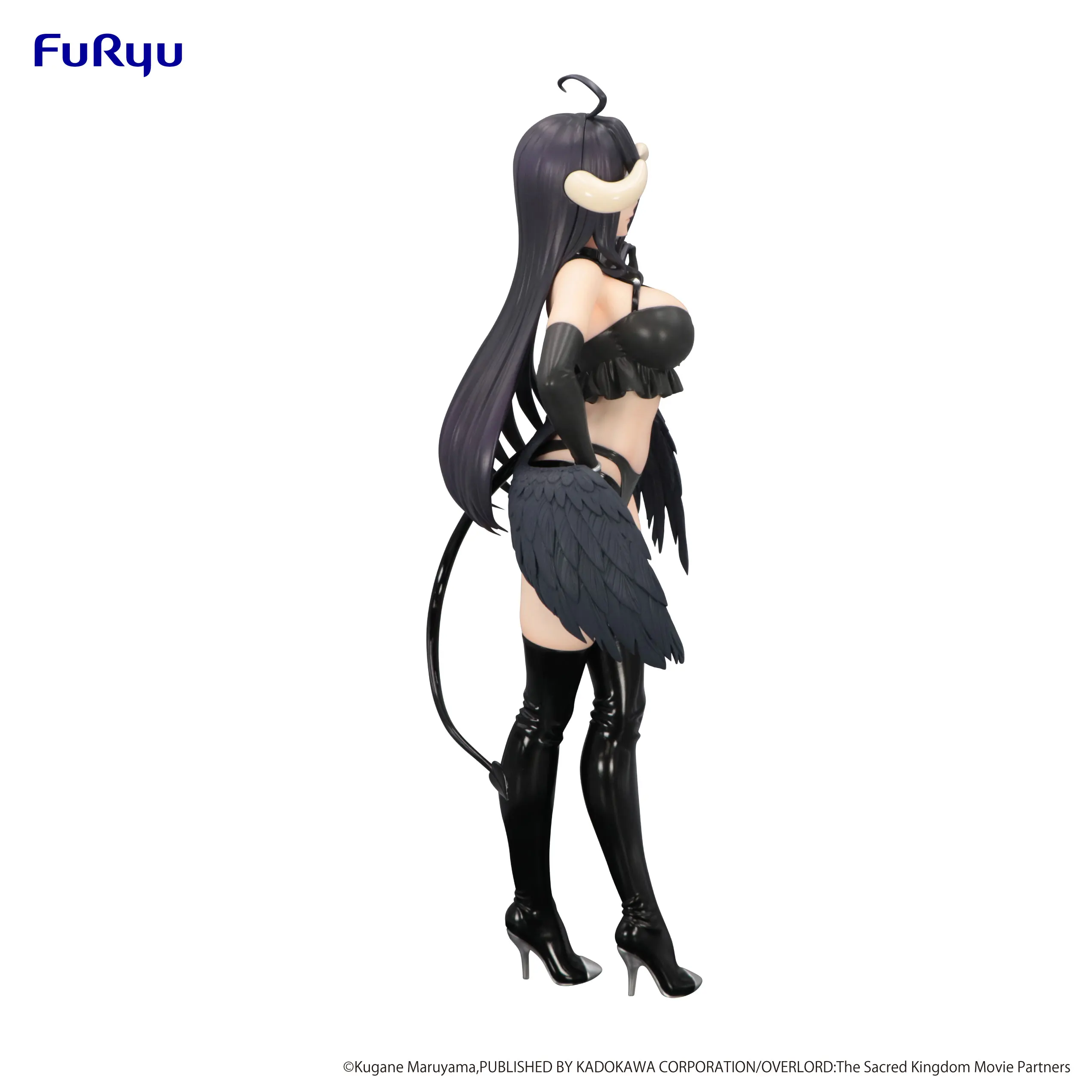 In Stock FuRyu BiCute Dark Overlord Albedo Little Devil Desktop Cute Doll Anime Action Figure Toy Gift Model Collection - Image 6