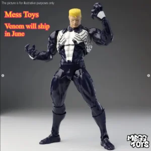 【In stock soon】Mess Toys Updated Prototype Venom Symbiote 1/12 Scale Action Figure, Collectible Toy Gift
