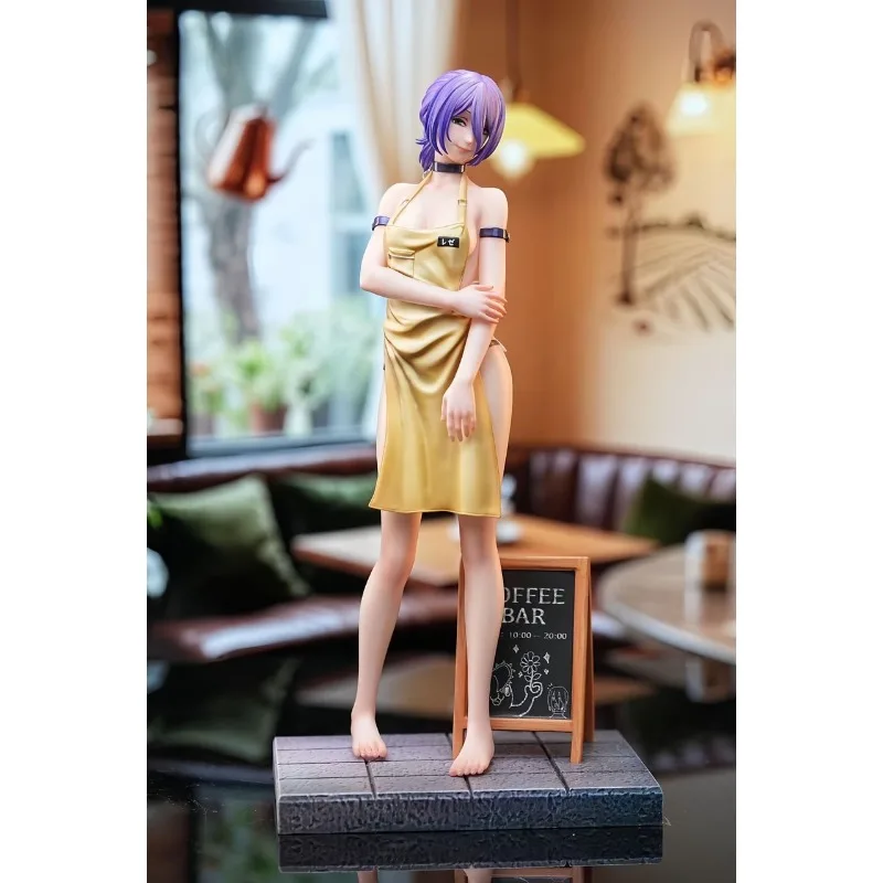 2026 New Reze Anime Fiugres Chainsaw Man Figure GK Figurine Apron Version Model Toys Decor Ornament Statue Custom Festival Gifts