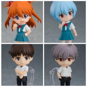10cm Rebuild Of Evangelion Asuka Langley Shikinami And Rei Ayanami Ikari Shinji 1260 Nagisa Kaworu 1261 Model Toys Doll Gifts