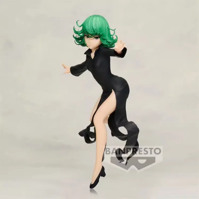 Bandai Original BANPRESTO Anime ONE-PUNCH MAN Terrible Tornado Fubuki PVC Action Figure Model Collectible Toys