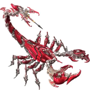 Mechanical Metal War Scorpion 3D Puzzle Handmade Toy Creative Assembly Model High Difficulty Birthday Gift Ornament