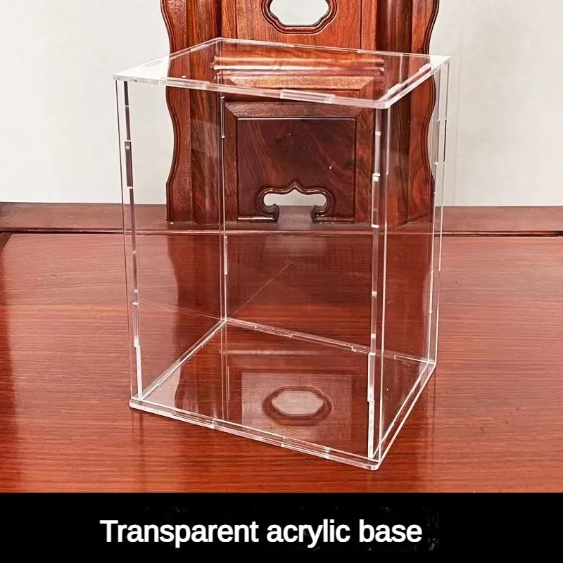 Transparent Handmade Acrylic Display Box Clay Block Toy Sorting Motorcycle Sports Car Model Dustproof Organizer Storage Box
