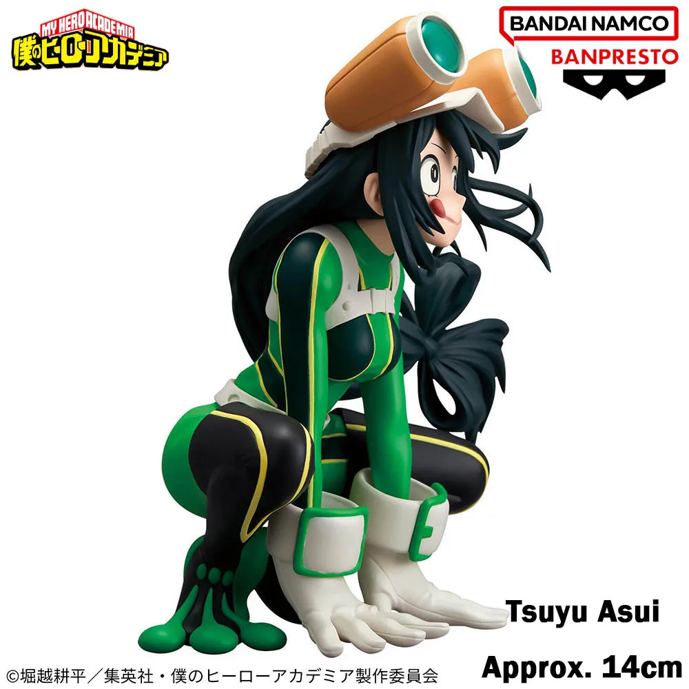 BANPRESTO My Hero Academia GLITTER &GLAMOURS 14cm Tsuyu Asui Anime Figure Action Figurine Collection Model Toys Holiday Gifts - Image 4