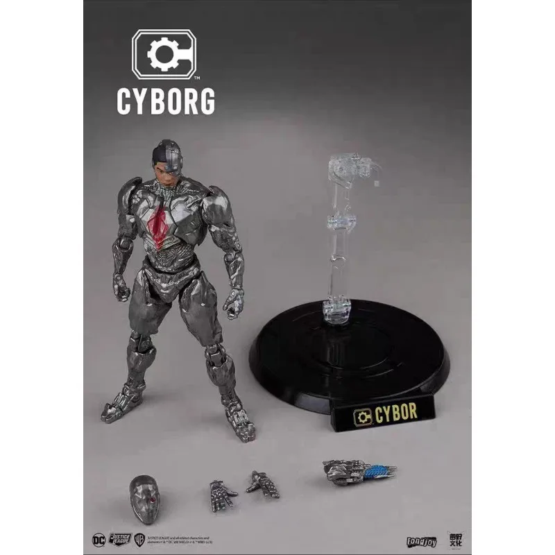 New Original FondJoy DC Cyborg SUPER MAN Action Figure Collection Toys Model