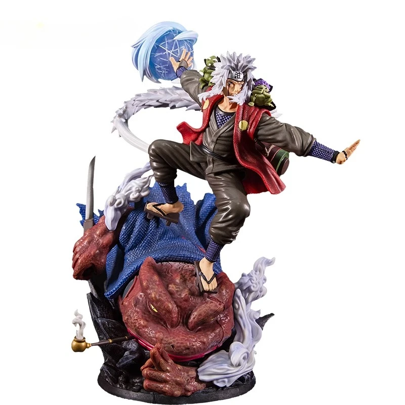 39cm New Naruto Anime Figure Jiraiya Peripheral PVC Model Premium Version Scene Statue Desktop Ornaments Birthday Gifts Toys - Image 7