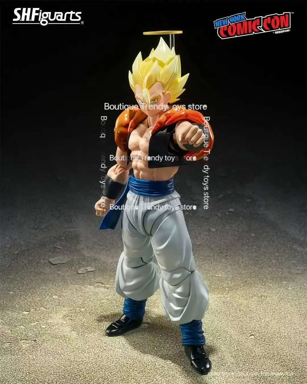 BANDAI 2026 NYCC Dragon Ball Z S.H.Figuarts SHF Super Saiyan Gogeta Exclusive Edition Model Toys - Image 4