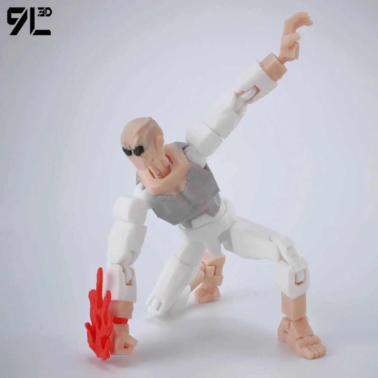 9L3D Invincible Dummy13 Titan13 Lucky13 T13 Invincible – Invincible Inmate Mark Car Interior Decor Action Figure Model Toys Gift