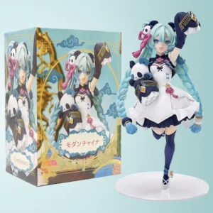 Hatsune Miku Figure National Style Fashion Panda MODERNCHINA Model Toys Gifts Collection Action Figure PVC