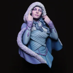 Resin Model figure Bust, 1/10 Winter, GK, Portrait theme, Unassembled and unpainted kit