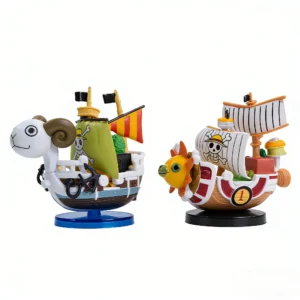 7cm mini Ship Figure Model Toy Super Cute Mini Boat Assembled Model Action Figure Boys Girls Birthday Gifts