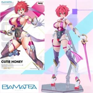 Original GSC PLAMATEA Cutie Honey Nova 170mm Assembled Model Kit Movable Anime Figure Collectible Model With Accessories
