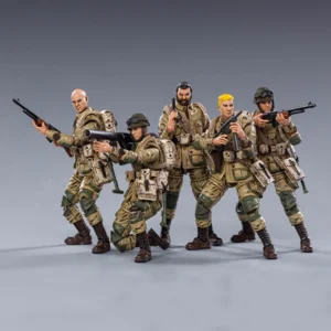 JOYTOY 1/18 3.75 Action Figures WWII US Airborne Division Anime Collection Military Model For Gift