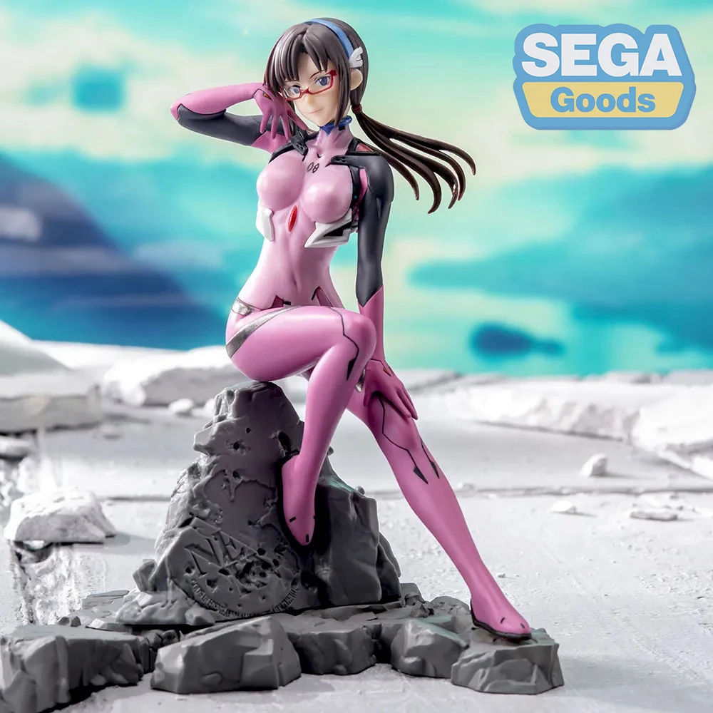 JP In-Stock SEGA Evangelion New Theatrical Edition Luminasta Mari 30th Anniv Prize Figure, Eco-PVC, SEGA Logo, Senior Collectors