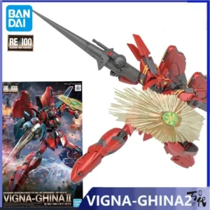 BANDAI Anime RE 1/100 VIGNA-GHINAⅡ F91 GUNDAM New Mobile Report Gundam Assembly Plastic Model Kit Action Toys Figures Gift