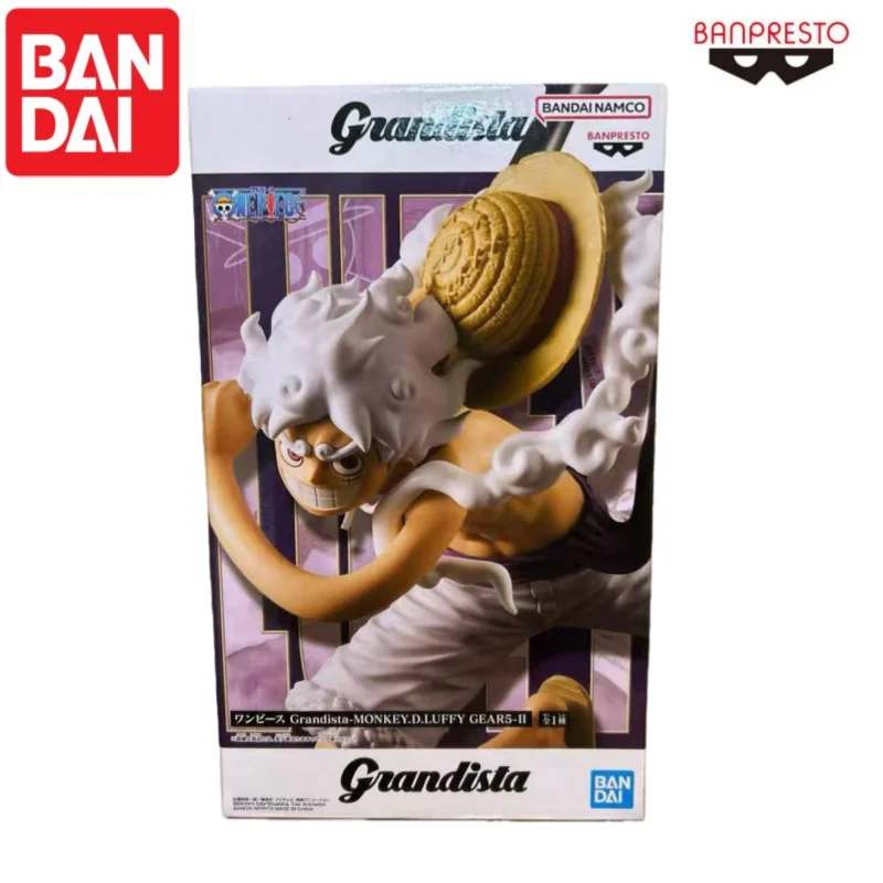 In Stock 100% Original Bandai Banpresto Grandista Anime One Piece Monkey D. Luffy Gear 5 Ii Action Figure Model Toys Gifts