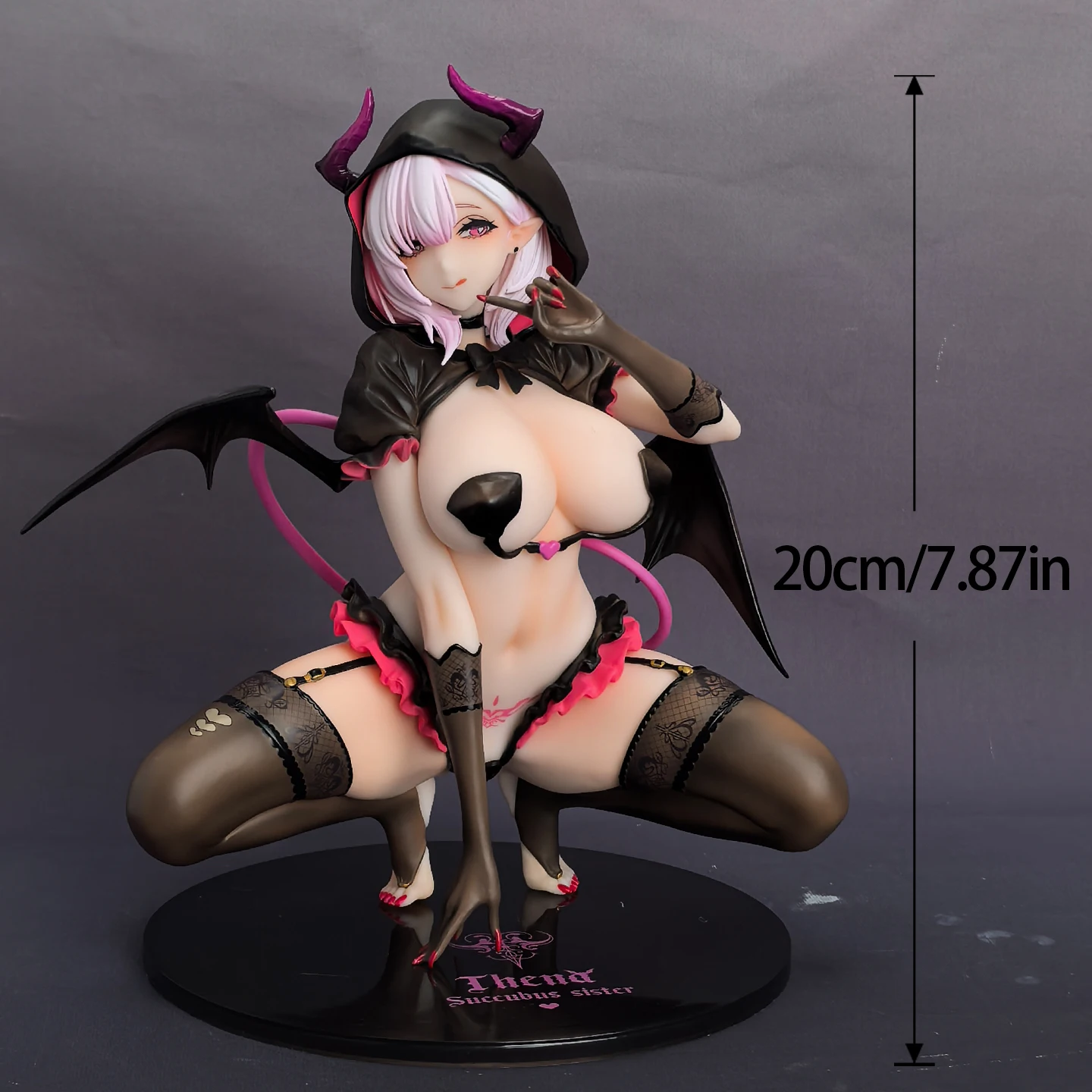 1/6 Lovely Figure Succubus Sister Thena 20cm Anime Girl PVC Action Figure Toy Statue Collection Model Doll Gift