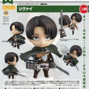 Attack on Titan Levi Mikasa Ackerman Eren Yeager PVC Action Figure 10cm Anime Figure Model Toys Collection Kids Doll Gift