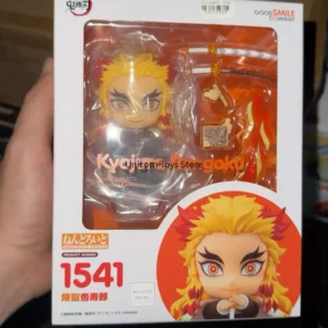 In Stock Genuine GSC Clay Man 1541 Demon Slayer: Blade Flame Pillar Purgatory Apricot, Q Version Can Be Done By Hand