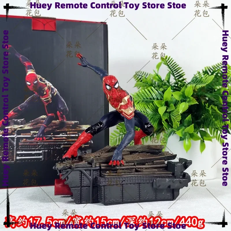 Spider-Man Action Figure Set of 3, Marvel Collectible Model Statues for Desktop Decoration, Gift for Fans and Collectors