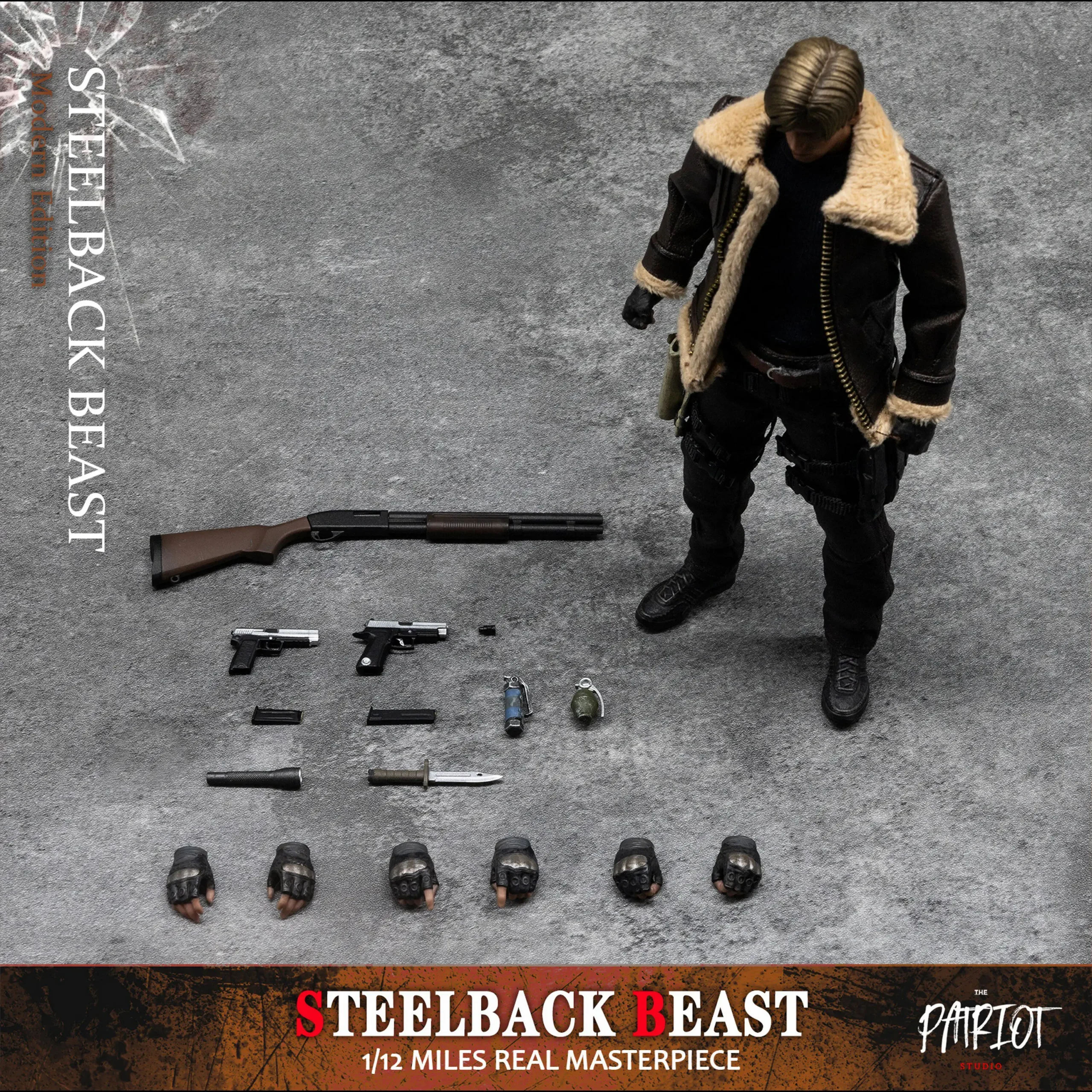In Stock Patriot Studio 1/12 Scale Bristleback Anime Action Figure Model Doll Toys Hobby Collectible - Image 8