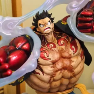 In Stock 37cm Jt Statue Monkey D. Luffy Gear 4 Model Dolls Figurine One Piece Luffy Anime Figure Collectible Toys Decor Gifts