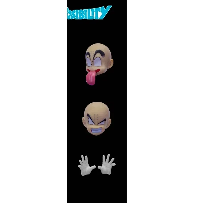 In Stock More Posibili Dragon Ball SHF Son Goku Innocent Challenger Krillin Heads Kit Headsculpt Anime Action Figures Toys - Image 8