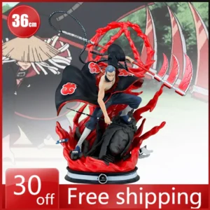 36cm Hidan Akatsuki Evil God Form Figure Animation Peripheral Toy Collections Desktop Ornament Craft Model Holiday Gifts Toys