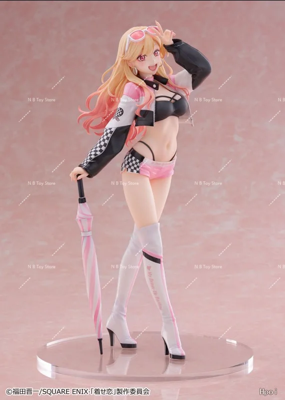 Original ANIPLEX My Dress-Up Darling 23cm Marin Kitakawa Racing Girl Collection of Action Figures Model Birthday Gifts Statuette - Image 5