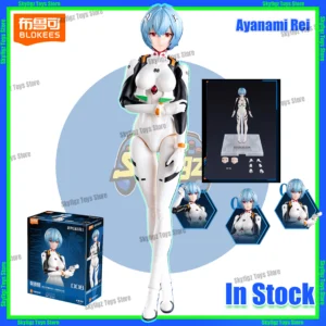 In Stock BLOKEES Neon Genesis Evangelion EVA Asuka Ayanami Rei Mari Zero Battle Suit Model Movable Model Figure Collection Gift