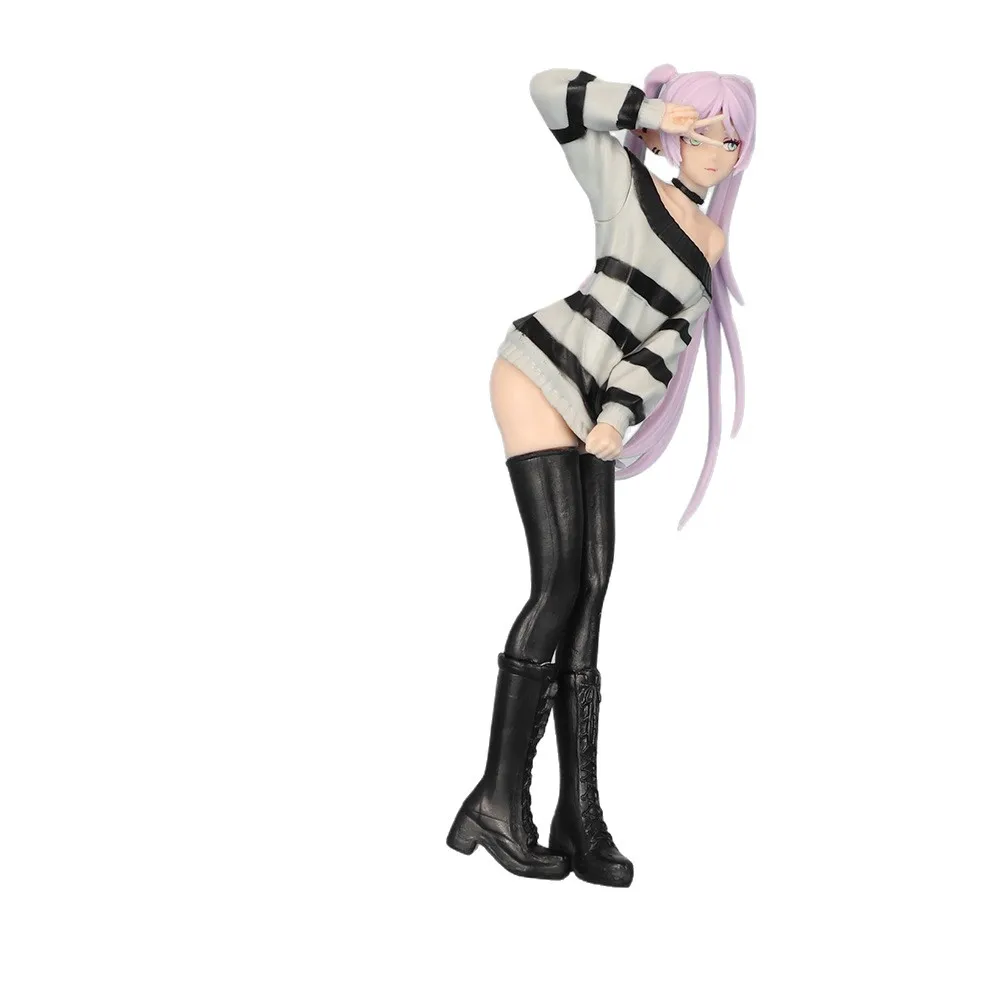 Frieren: Beyond Journey’S End Anime Figure Sweater Cute Girl Standing Posture Action Statue Doll Collectible Gift - Image 6