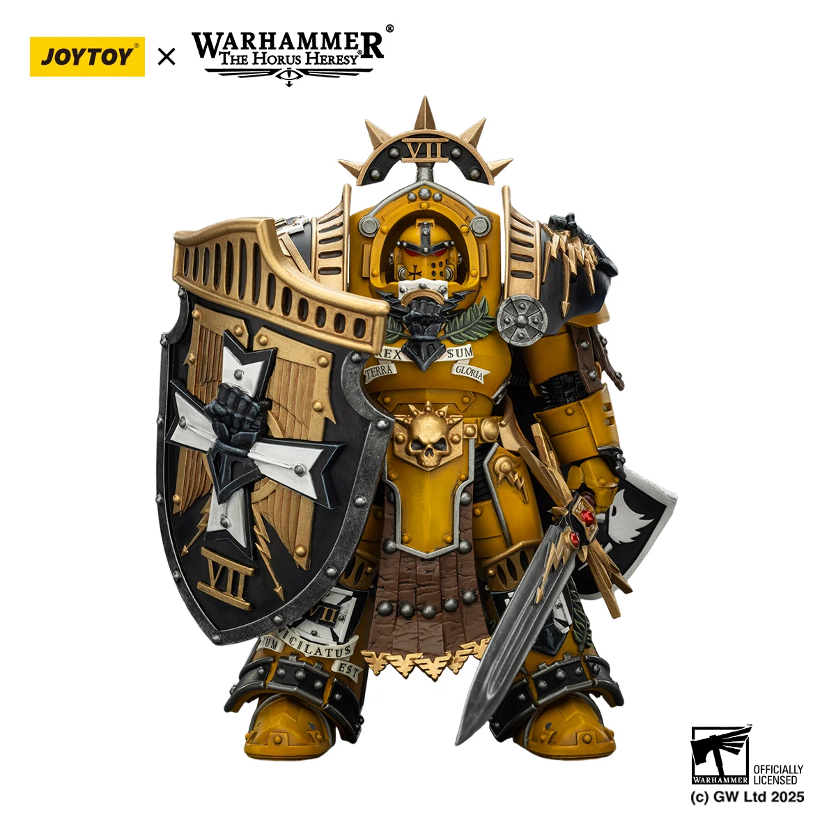JOYTOY Warhammer 40k 1/18 Action Figures Imperial Fists Legion Praetor in Tartaros Terminator Armour Librarian Consul