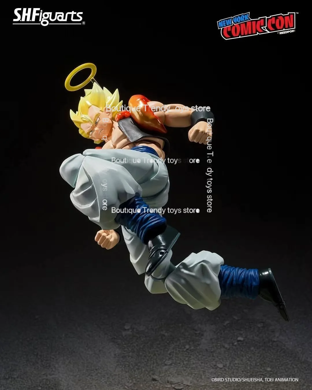 BANDAI 2026 NYCC Dragon Ball Z S.H.Figuarts SHF Super Saiyan Gogeta Exclusive Edition Model Toys - Image 3