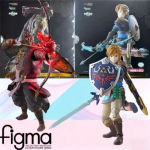 In Stock MAX Factory Original FIGMA Tears of the Kingdom GANONDORF LINK DX Action Figure Model Gift for Kid Foam Box Packaging