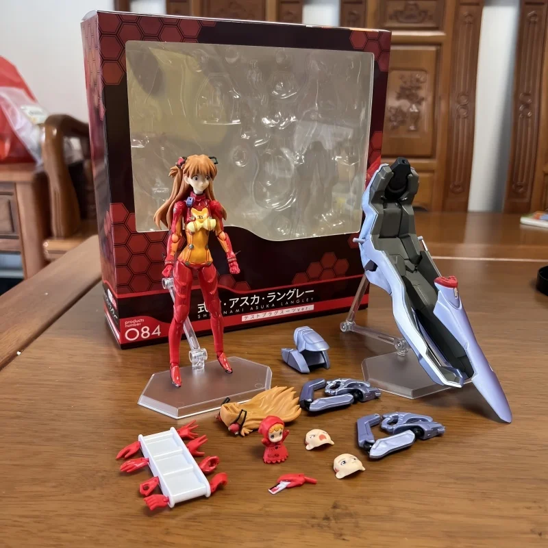 In Stock Made in China KO EVA New Century Figma 091 Evangelion Theatrical Edition Ayanami Rei Beautiful Girl Movable Figure - Image 3