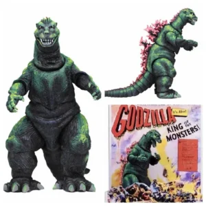 NECA 1956 movie poster version Godzilla Burning Articulated PVC Action Figure Kids Gift 18cm