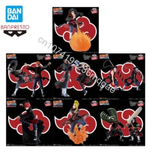 11 Models In Stock Original Bandai Naruto Shippuden Uchiha Itachi Kakuzu Pain Deidara Figure Anime Model Toy Collections Gift