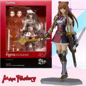 In Stock MAX Factory Original FIGMA The Record of the Shield Hero Raphtalia Action Figure Model Gift for Kid Foam Box Packaging