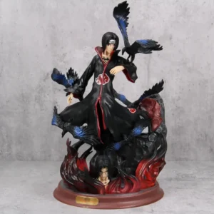 2026 Hot Naruto Crow Hall Itachi GK Uchiha Itachi Statue Hand-made Collection Brithday Gift Anime Figure Model Desktop Ornament