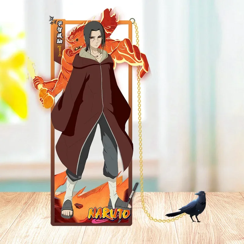 Anime Naruto Metal Bookmarks Cartoon Sasuke Itachi Kakashi Action Figures Collection Card Book Marks Toys for Children Gifts - Image 5