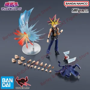 Original In Stock BANDAI S.H.Figuarts Yu-Gi-Oh! Duel Monsters YAMI YUGI Anime Figure Action Figurine Boxed Model Toys For Kids