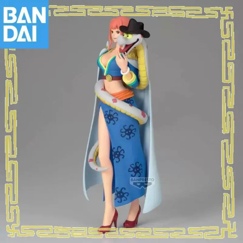 Genuine Bandai Namco Banpresto One Piece Battle Record Collection Gloriosa Pvc Figure Model Collector Desktop Ornament Toy Gift