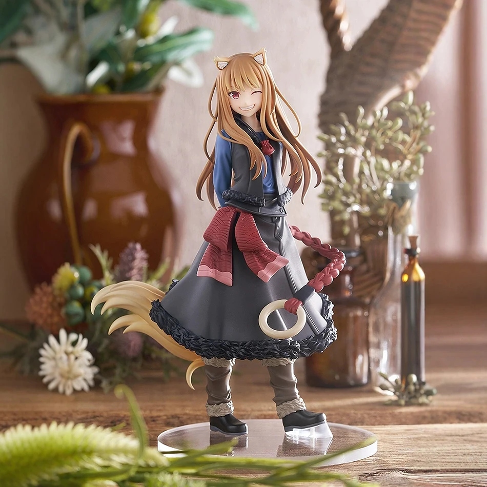 17CM Anime Holo Figure Spice and Wolf: MERCHANT MEETS THE WISE WOLF Anime Figure Collection Ornament Model Toy Action Figure PVC